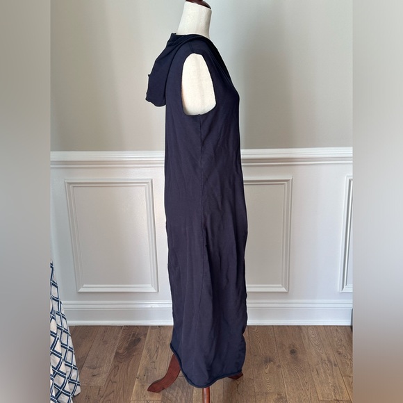 DKNY Jeans Sleeveless Hooded Midi Dress size Small - Picture 2 of 10